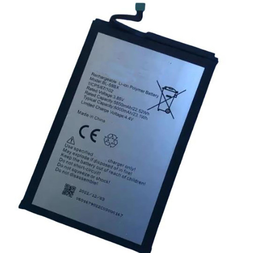 Battery For Itel BL-58BX BL58BX 3.85V 23.1WH 6000mAh New