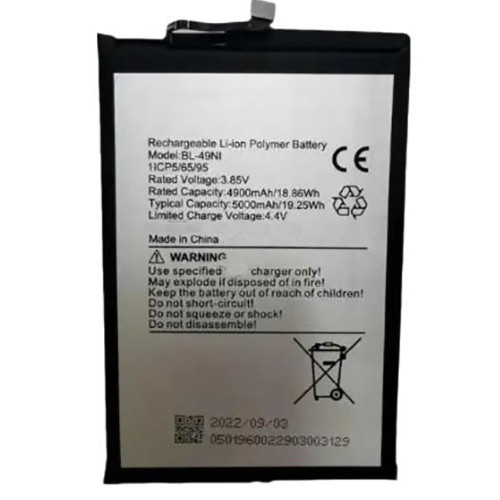 Battery For Itel A60S A662LM A70 A665L 3.85V 19.25WH 5000mAh New