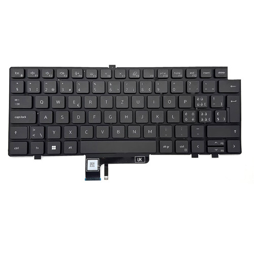 Laptop Keyboard For DELL Latitude 7440 7450 7650 7640 For Latitude 7450 2-in-1 (2023) 0RJPG1 RJPG1 NSK-DAFABC 00 PK133YK1B20 Swiss SW Black With Backlit