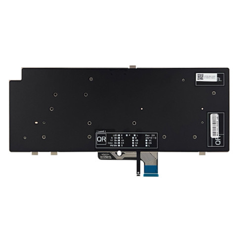 Laptop Keyboard For DELL Latitude 7440 7450 7650 7640 For Latitude 7450 2-in-1 (2023) Brazilian BR Black With Backlit