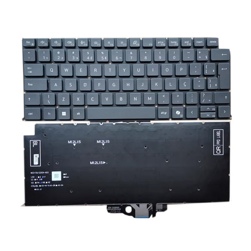 Laptop Keyboard For DELL Latitude 7340 7350 For Latitude 7340 2-in-1 (2023) Brazilian BR Black With Backlit