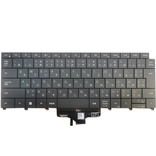 Laptop Keyboard For DELL Latitude 9440 2-in-1 9450 2-in-1 Japanese JP JA Black With Backlit