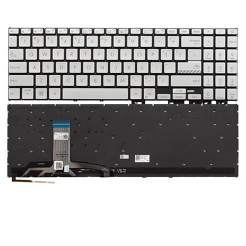Laptop Keyboard For ASUS VivoBook 15 A1502Z Without Frame Silver United States US With Backlit