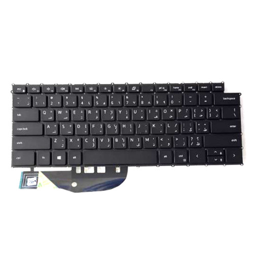 Laptop Keyboard For DELL Precision 5550 5560 5570 5750 5760 5770 Arabia AR Black With Backlit