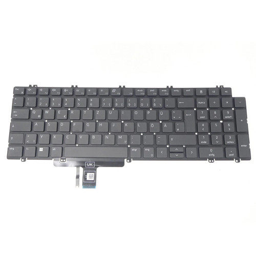Laptop Keyboard For DELL Latitude 5520 5521 5530 5531 5540 5550 3540 3550 (2024) 0TMRW0 TMRW0 NSK-QZBBW/C 0G 490.0M607.080G PK133MM1B16 German GR Black With Backlit
