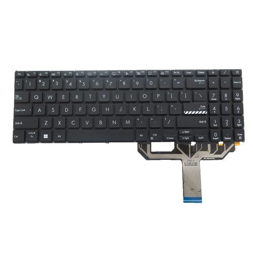 Laptop Keyboard For ASUS VivoBook 15 F1502VA Without Frame Black United States US With Backlit