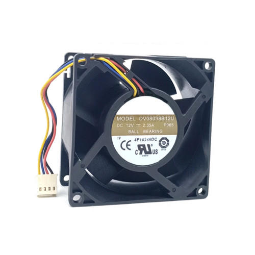 Cooling Fan For AVC DV08038B12U P605 DC12V 2.35A 4PIN 4Lines