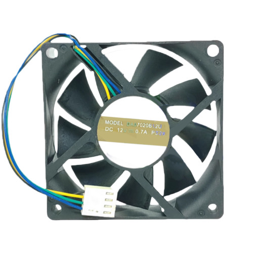 Cooling Fan For AVC DA07020B12U PS26 DC12V 0.7A 4PIN 4Lines 70*70*20MM