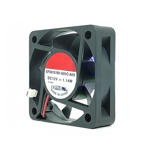 Cooling Fan For SUNON EF50151B1-E01C-A99 DC12V 1.14W 5CM 2PIN 2Lines