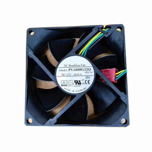 Cooling Fan For FOXCONN PVA080G12Q-PD1-AE DC12V 0.65A 4PIN 4Lines 8cm