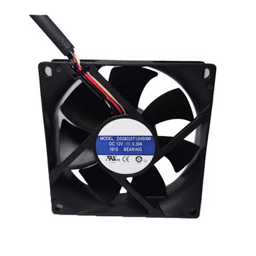 Cooling Fan For AVC DS08025T12HS090 8025 8CM DC12V 0.3A 3Lines