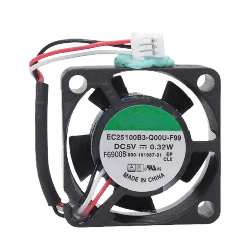 Cooling Fan For SUNON EC25100B3-Q00U-F99 2510 DC5V 032W 3PIN 3Lines