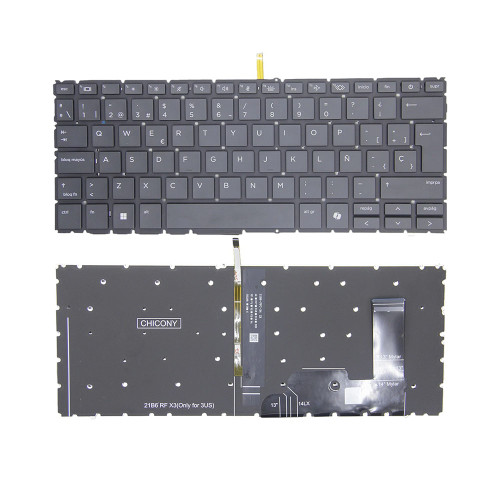 Laptop Keyboard For HP EliteBook 830 G11 835 G11 with backlit Spanish SP Black New