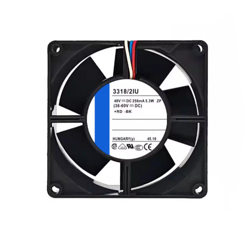 Cooling Fan For Ebmpapst 3318/2IU DC48V 256mA 5.3W 9CM 3Lines New