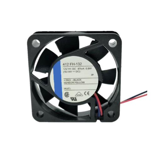 Cooling Fan For Ebmpapst 412FH-132 DC12V 67mA 0.8W 4CM 3Lines 0PIN New