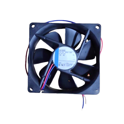 Cooling Fan For Ebmpapst 3412NG DC12V 2.2W 9CM 2Lines 0PIN New