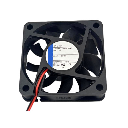 Cooling Fan For Ebmpapst 612FH DC12V 118mA 1.4W 6CM 2Lines New