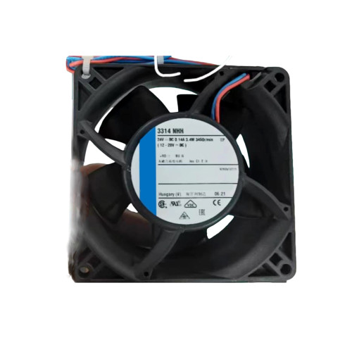 Cooling Fan For Ebmpapst 3314NHH DC24V 0.14A 3.4W 3450RPM 2Lines 0PIN New