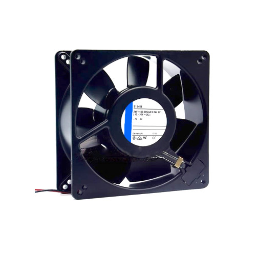 Cooling Fan For Ebmpapst 5114N DC24V 395mA 9.5W 2Lines 0PIN New