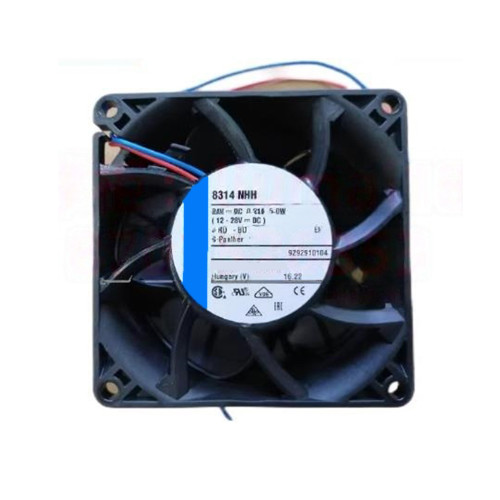 Cooling Fan For Ebmpapst 8314NHH DC24V 0.21A 5.0W 8CM 2Lines 0PIN New