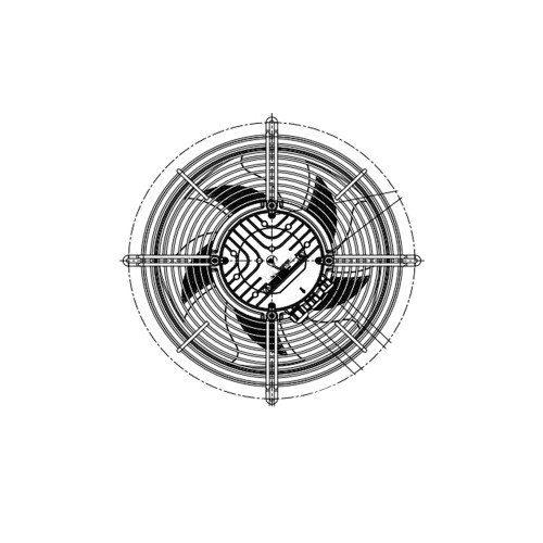 Cooling Fan For Ebmpapst S3G300-ZG06-01 AC230V 50/60Hz 2400RPM 320W 30CM New