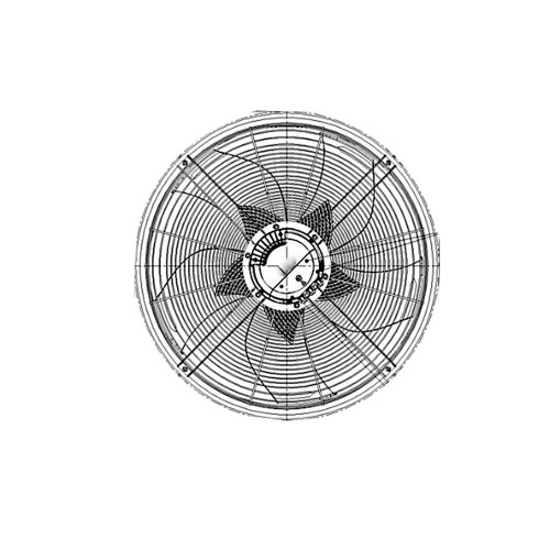 Cooling Fan For Ebmpapst W3G800-KS39-03 AC400V 50/60Hz 940RPM 1950W 3.1A 80CM New