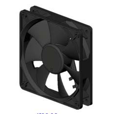 Cooling Fan For Yijiezz DAC0382B DC12V 0.35A 2500RPM 120x120x25mm-2