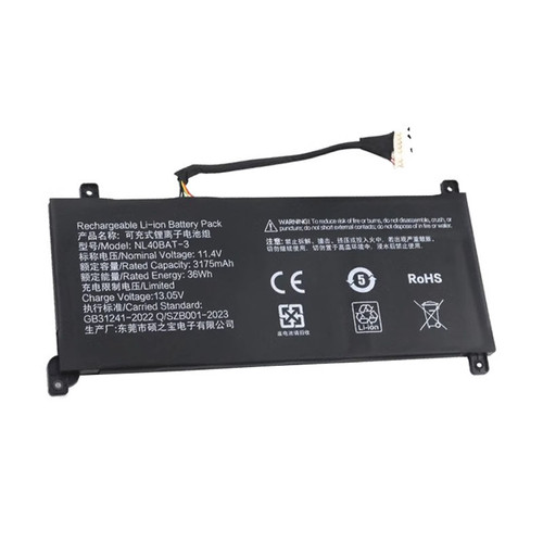 Laptop Battery For CLEVO NL50AU NL50CU NL50GU NL50GU1 NL50LU NL50NU NL50PU NL50RU NL50ZU 11.4V 36Wh 3175mAh New