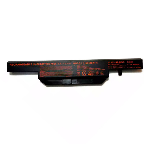 Laptop Battery For CLEVO N650BAT-6 6-87-N650S-4U4 6-87-N650S-4UF 6-87-N650S-4UF1 11.1V 48.84Wh 4200MAH New