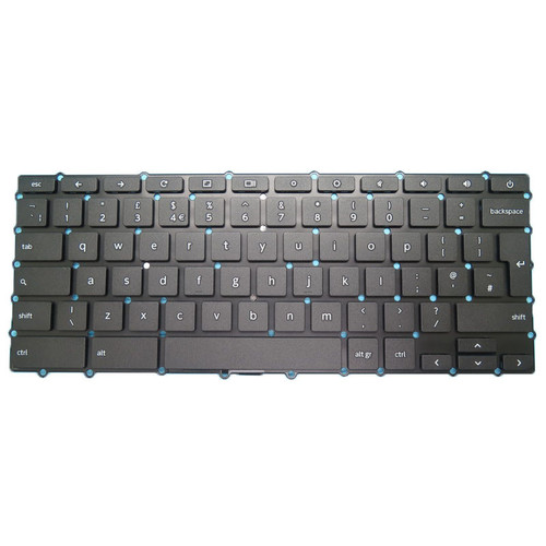Laptop Keyboard For CTL Education For Chromebook J4X United Kingdom UK Black Without Frame New