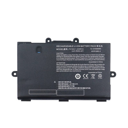 Laptop Battery For  P870BAT-8 6-87-P870S-4273 15.12V 89Wh 5800mAh New