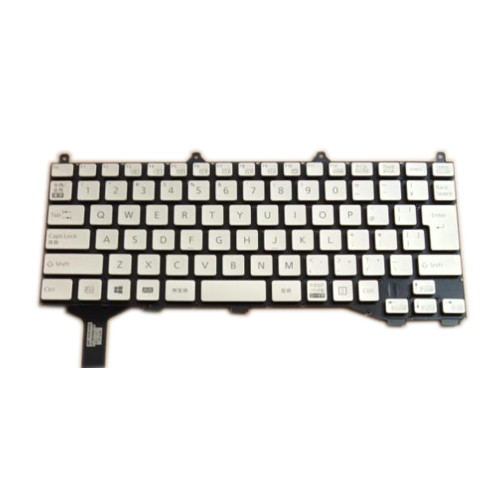 Laptop Keyboard For Fujitsu LifeBook WC2/E3 WC2/F3 Japanese JP JA Silver Without Backlit New