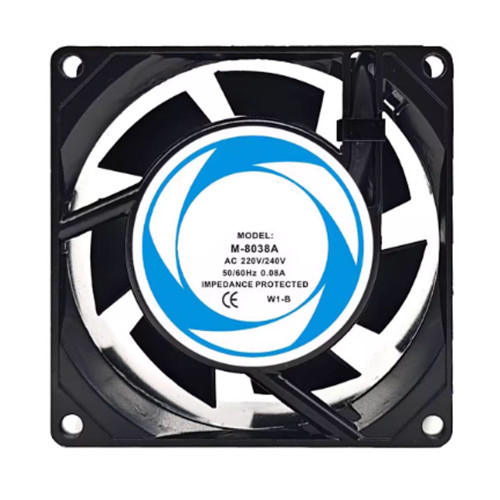 Cooling Fan For MDOVPD M-8038A AC220-240V 0.08A 80*80*38mm Oil-impregnated Bearings New