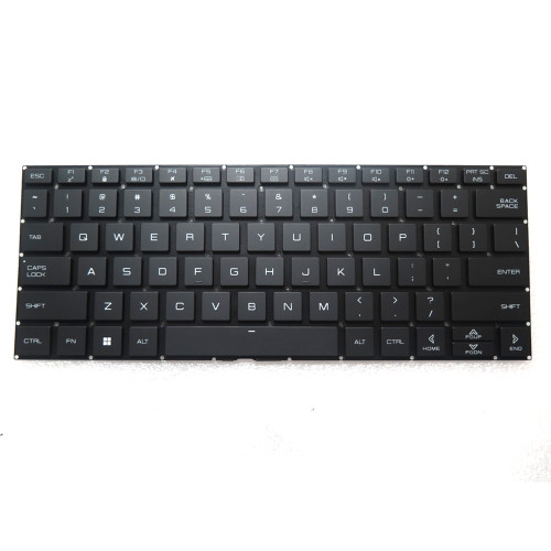 Laptop Keyboard For MaiBenBen P527 English US Black With RGB Backilt