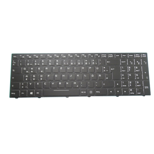 Laptop Keyboard For ONE K61-8NB Germany GR With Backlit Black New
