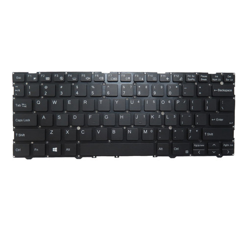 Laptop Keyboard For SiComputer Nauta P1403 English US Black With Backlit Without Frame New