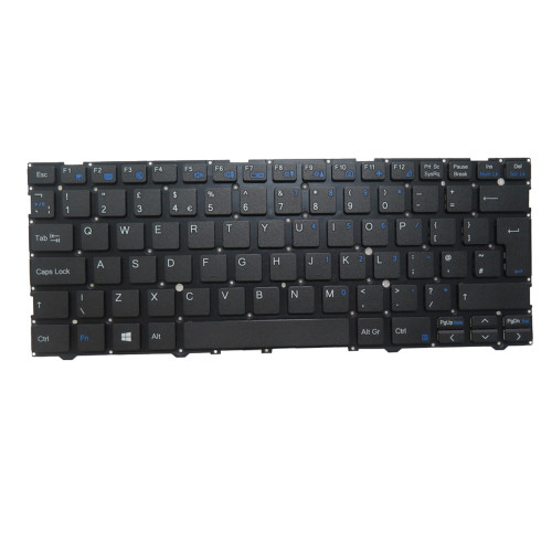 Laptop Keyboard For SiComputer Nauta P1403 United Kingdom UK/GB Black Without Backlit Without Frame New