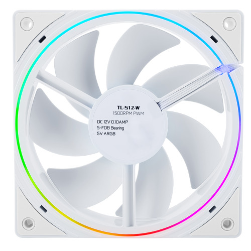 Cooling Fan For Thermalright TL-S12-W DC12V 0.1AMP 1500RPM S-FDB Bearing 4PIN PWM+3Pin 5V ARGB 120*120*25mm New