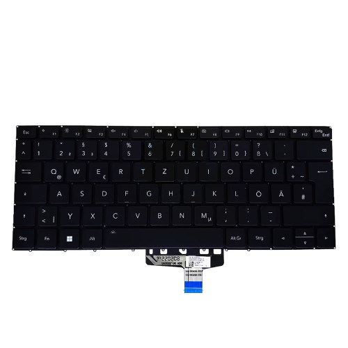 Laptop Keyboard For Honor Magicbook 16 HYM-W56 Black Without Frame With Backlit German GR