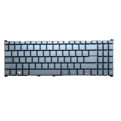 Laptop Backlit Keyboard For ACER Travelmate P2 TMP215-55-51NT | NX.BHTAA.002 Russian RU Gray New