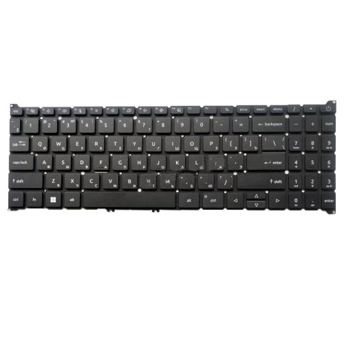 Laptop No Backlit Keyboard For ACER Travelmate P2 TMP215-55-51NT | NX.BHTAA.002 Russian RU Black New