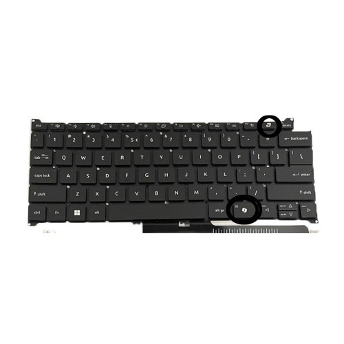 (AI Version I key) Laptop Backlit Keyboard For ACER TravelMate P6 14 AI TMP614-54-71DA | NX.BJJAA.004 English US Black New