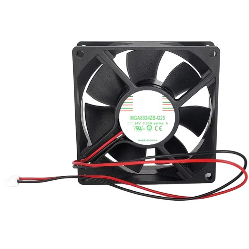 Cooling Fan For Protechnic MGA8024ZB-025 DC24V 0.30A 2PIN 2Lines