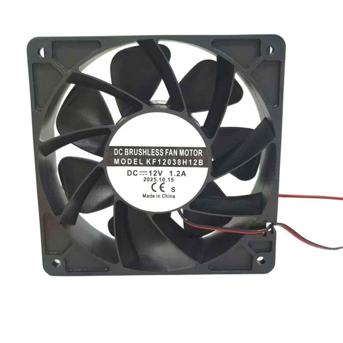 Cooling Fan For SANONDA KF12038H12B DC12V 1.2A 2PIN 2Lines