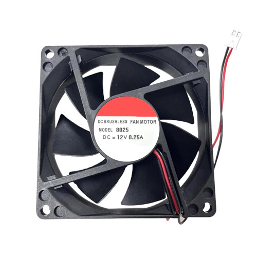 Cooling Fan For SANONDA 8025 DC12V 0.25A 2PIN 2Lines