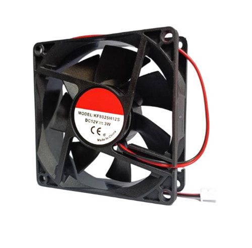 Cooling Fan For SANONDA KF8025H12S DC12V 3W 2PIN 2Lines