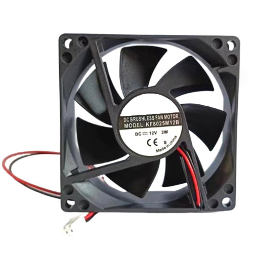 Cooling Fan For SANONDA KF8025M12B DC12V 3W 2PIN 2Lines