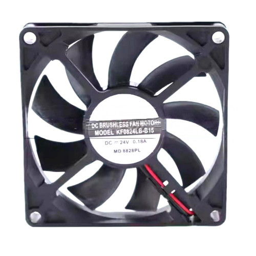 Cooling Fan For SANONDA KF0824LB-B15 DC24V 0.18A 2Lines