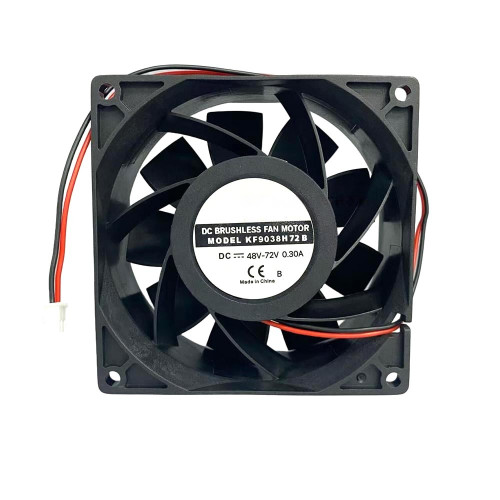 Cooling Fan For SANONDA KF9038H72B DC48V-72V 0.30A 2PIN 2Lines