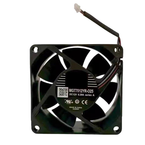 Cooling Fan MGT7012YR-O25 DC12V 0.39A 3PIN 3Lines
